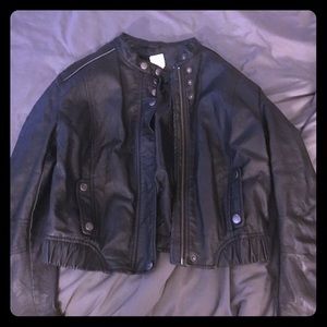 Lauren Conrad leather Moto jacket